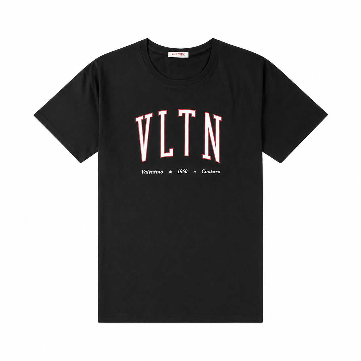 Valentino Garavani VLTN Varsity-esque T-Shirt in Black  – BuyHeda